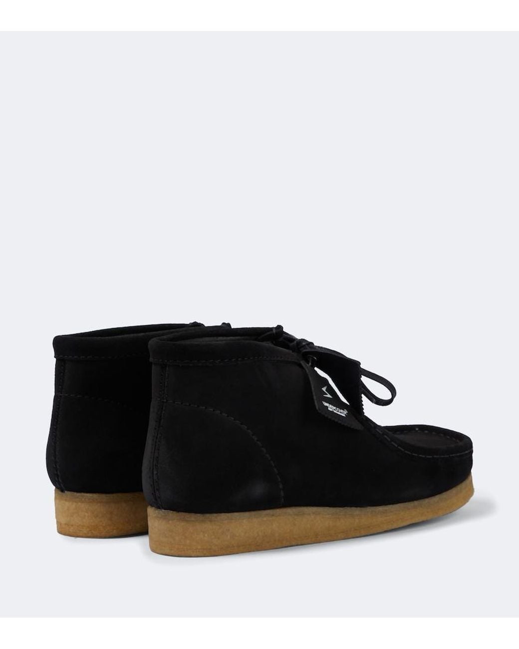 Clarks Black X Undercover Wallaby Chaos/Balance Suede Boots for men
