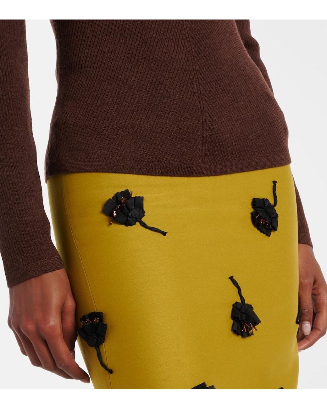 Emilia Wickstead Brown Ambrose Wool Sweater