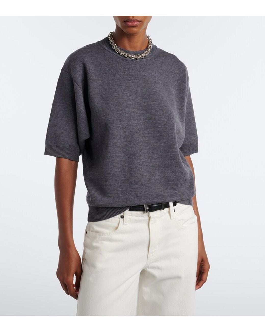 Rohe Blue Wool Sweater