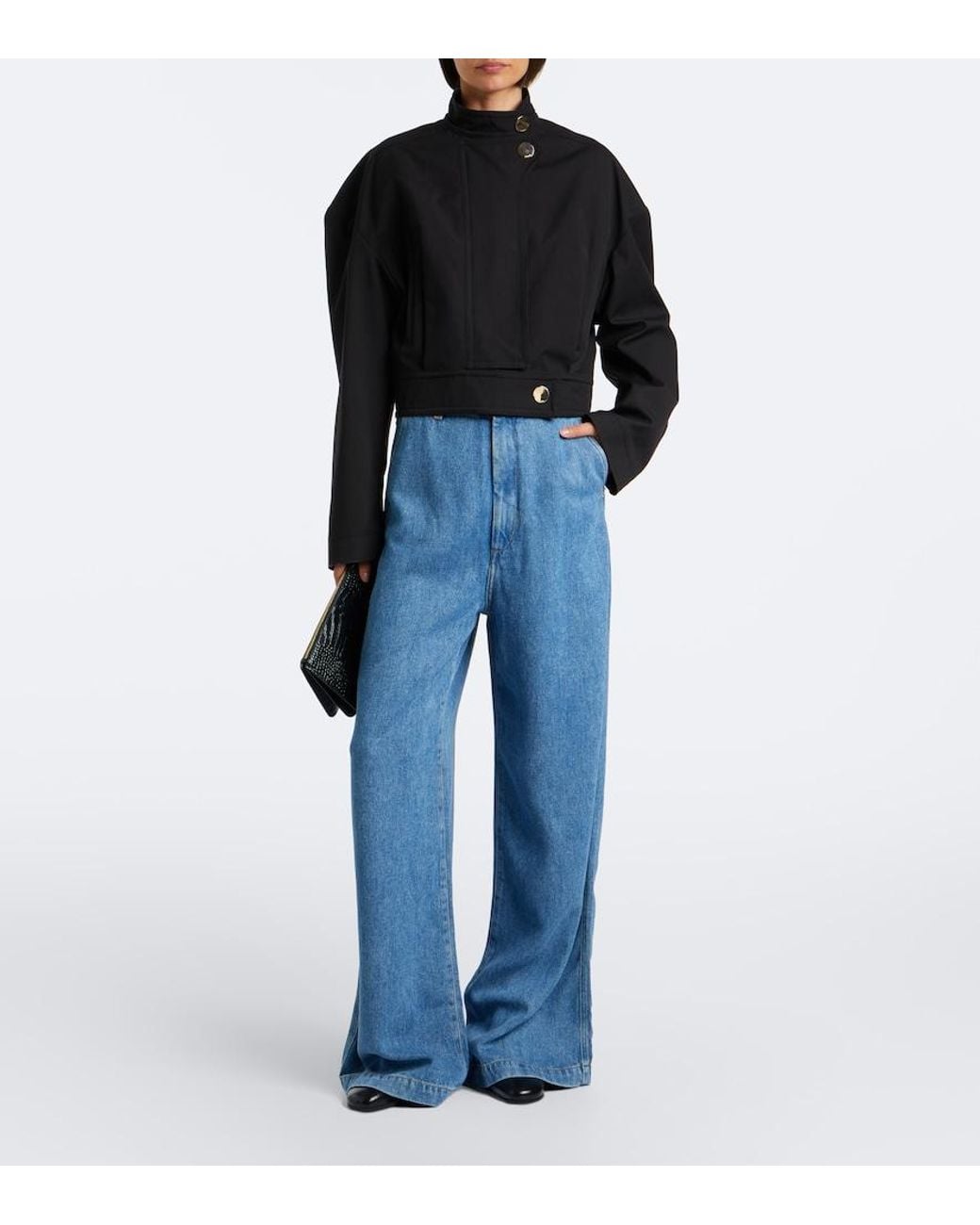 Sportmax Blue Wide-Leg Jeans