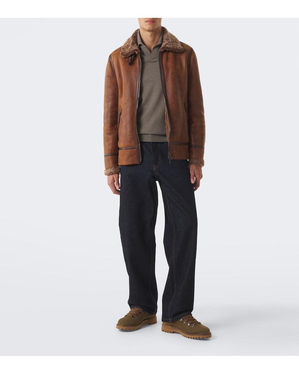 Church's Brown Poulton Suede Lace-Up Boots for men