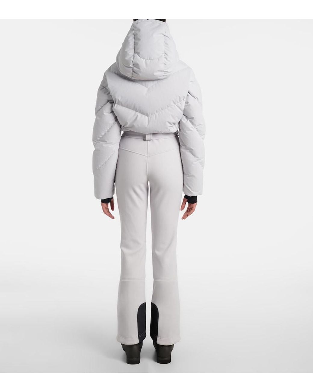 CORDOVA White Ajax Quilted Down Ski Suit