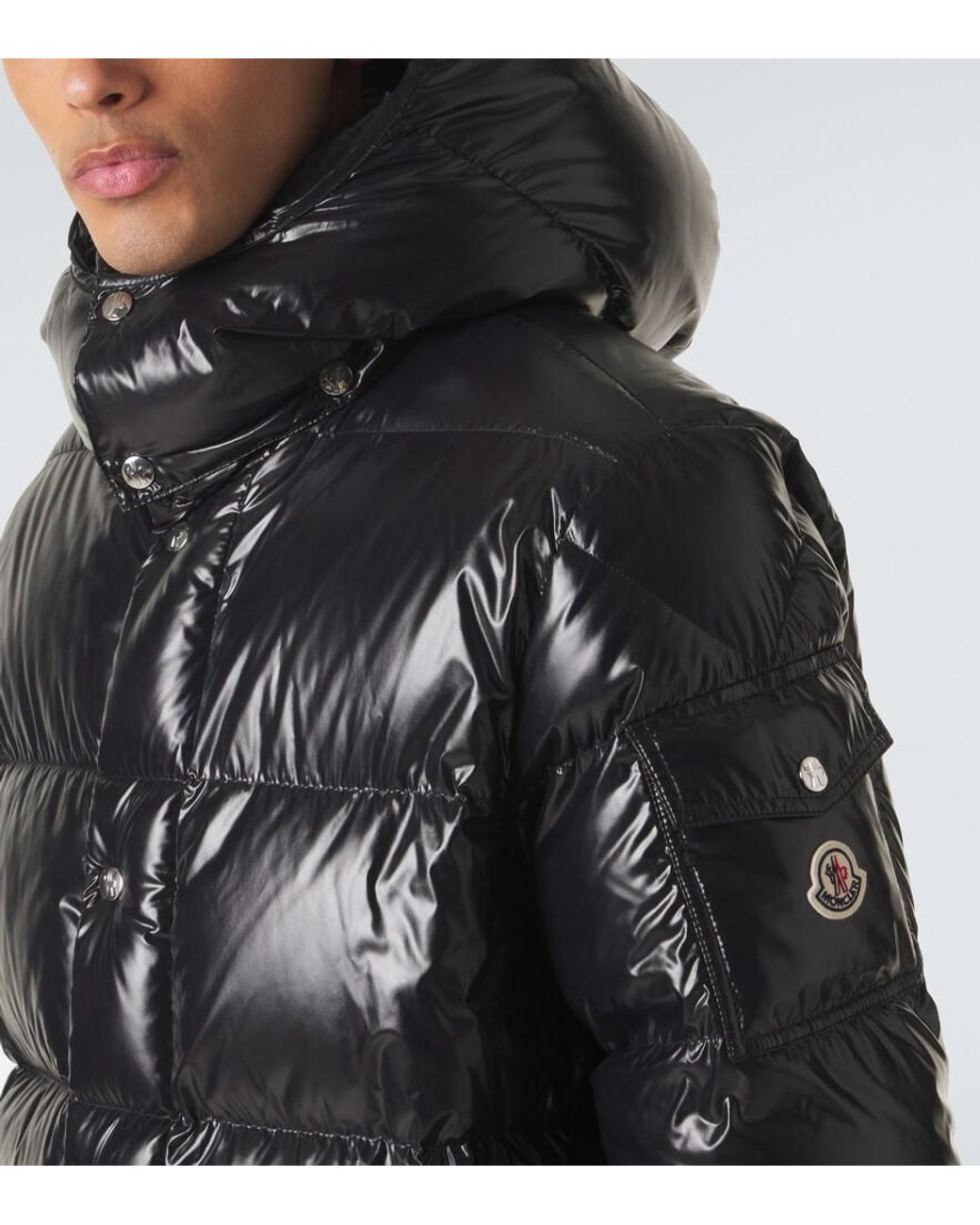 Moncler Black Hanoverian Down Coat for men