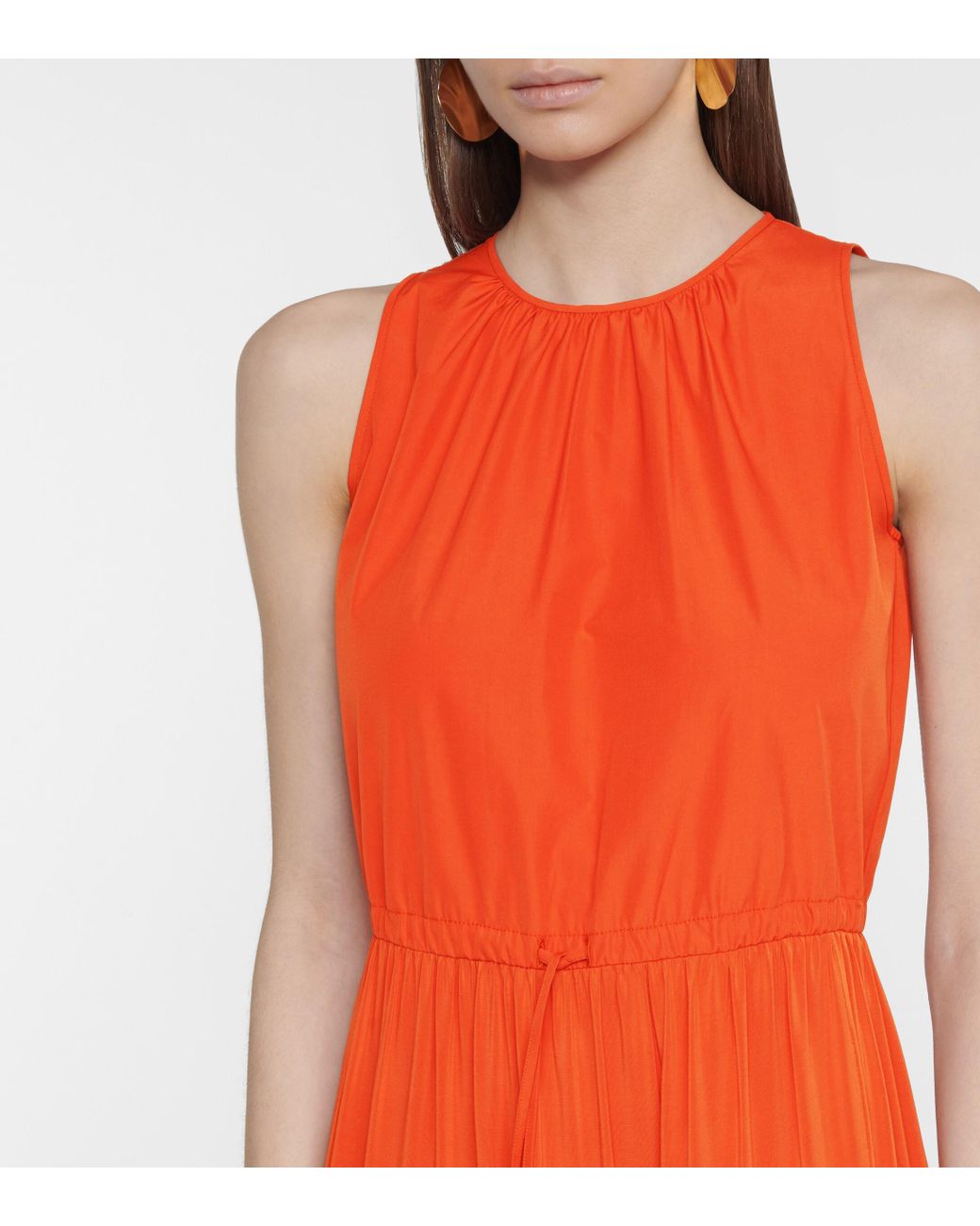 Tesco orange maxi dress cheap