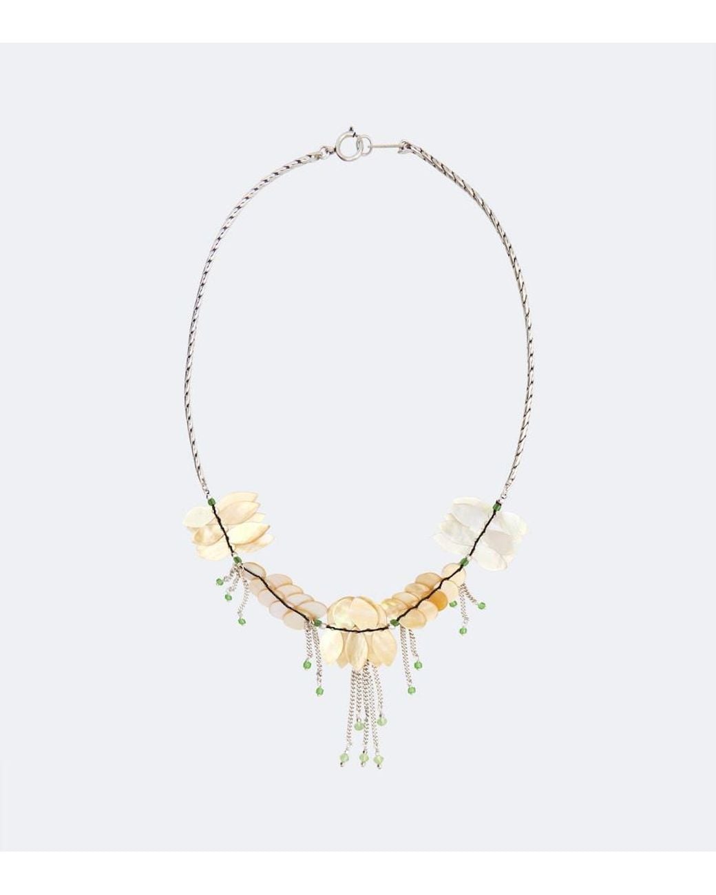 Isabel Marant Metallic Halsey Embellished Necklace