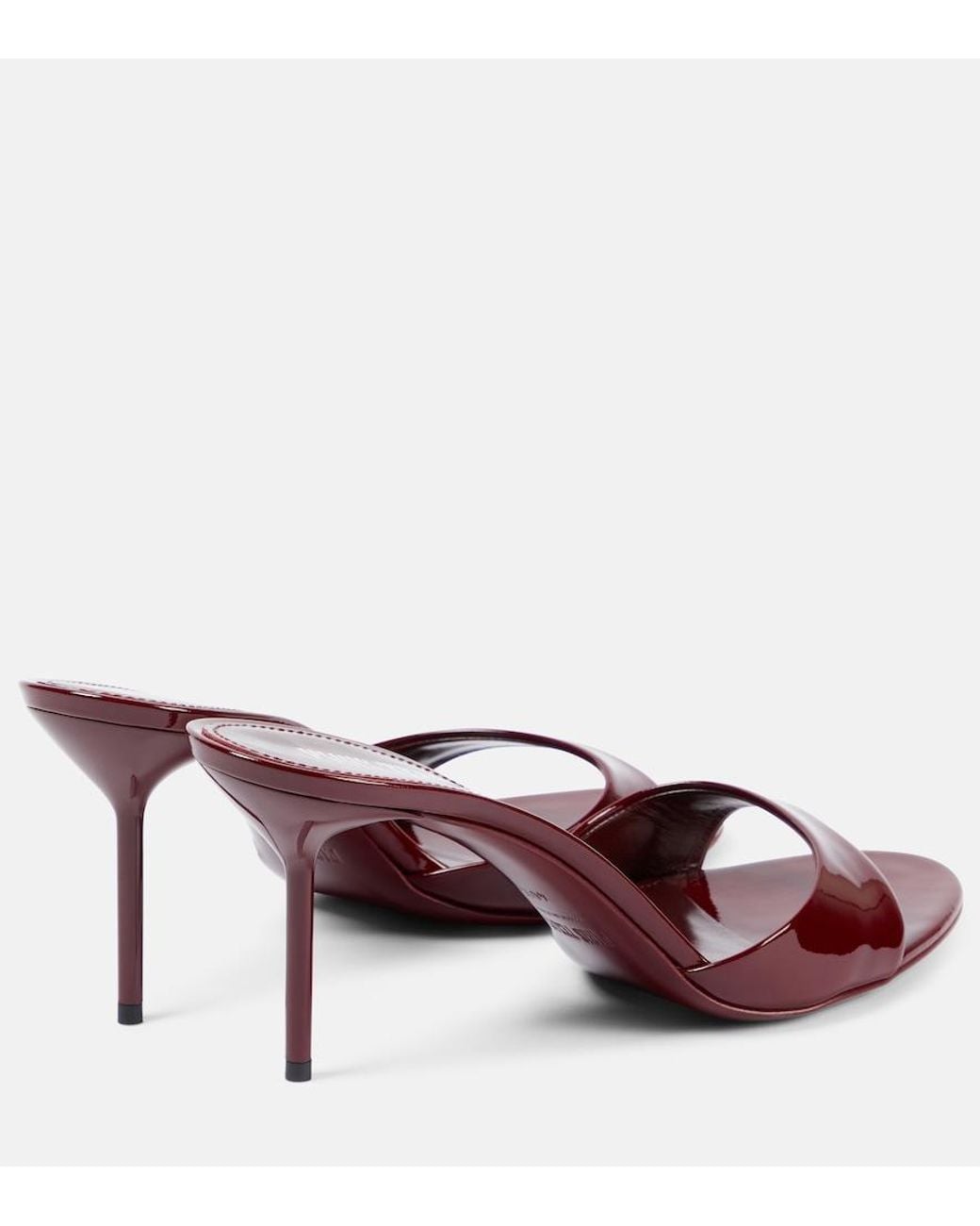 Paris Texas Red Lidia 70 Patent Leather Mules