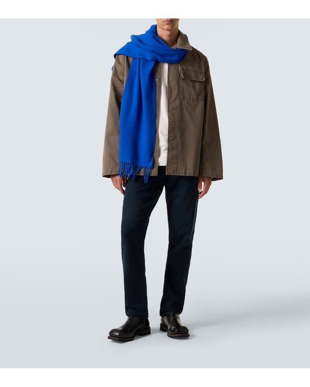 FRAME Blue Modern Straight Jeans for men