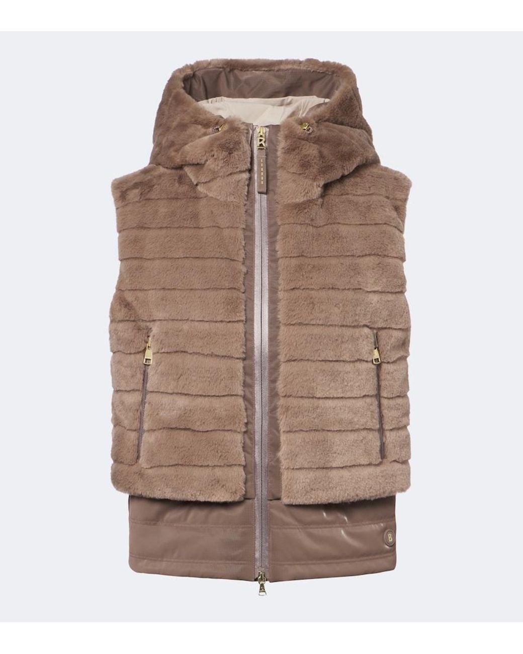 Bogner Brown Manda Down Ski Vest
