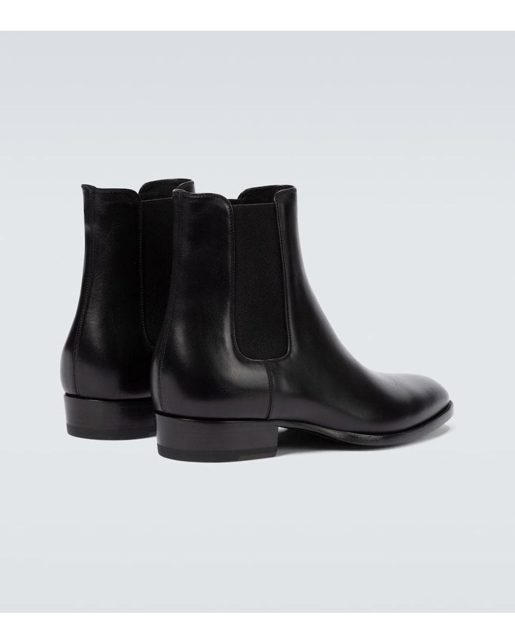 Saint Laurent Black Boots Shoes for men