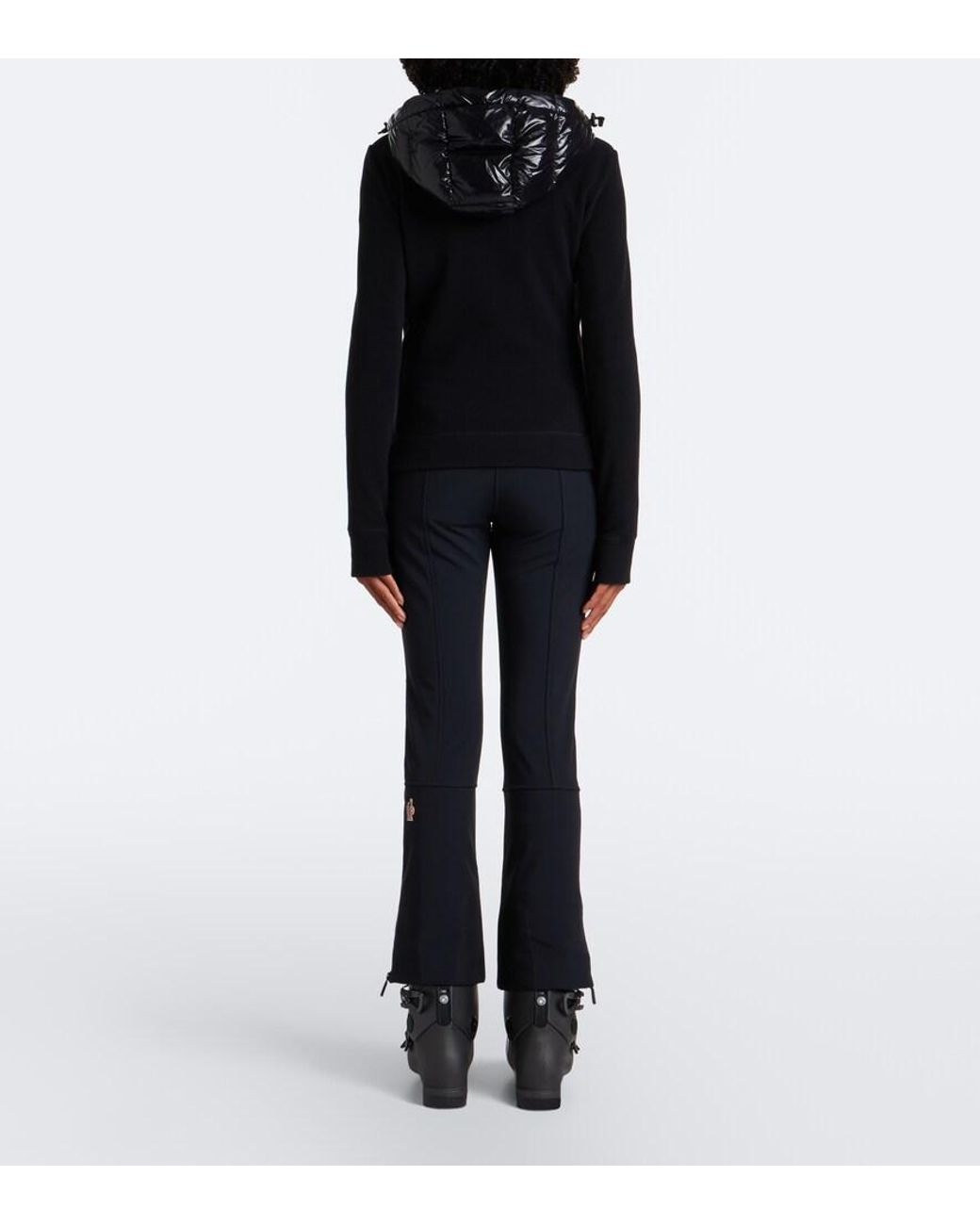 Moncler Black Down-Paneled Ski Jacket