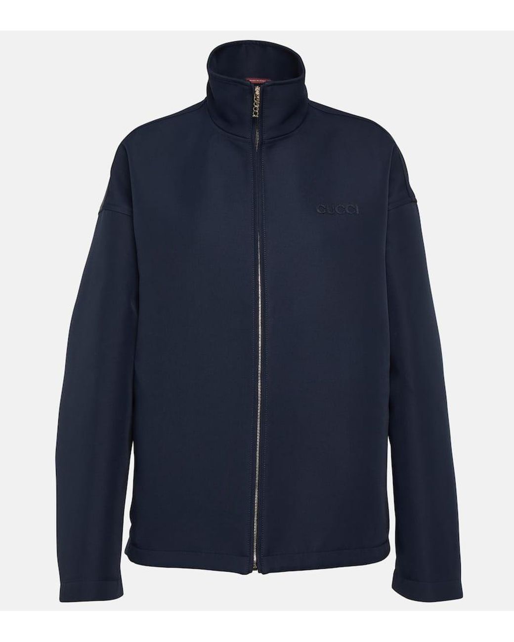 ジャケット GUCCI EMBOSSED GABARDINE BOMBER Embossed gabardine bomber jacket in rosso ancora red | GUCCI® US