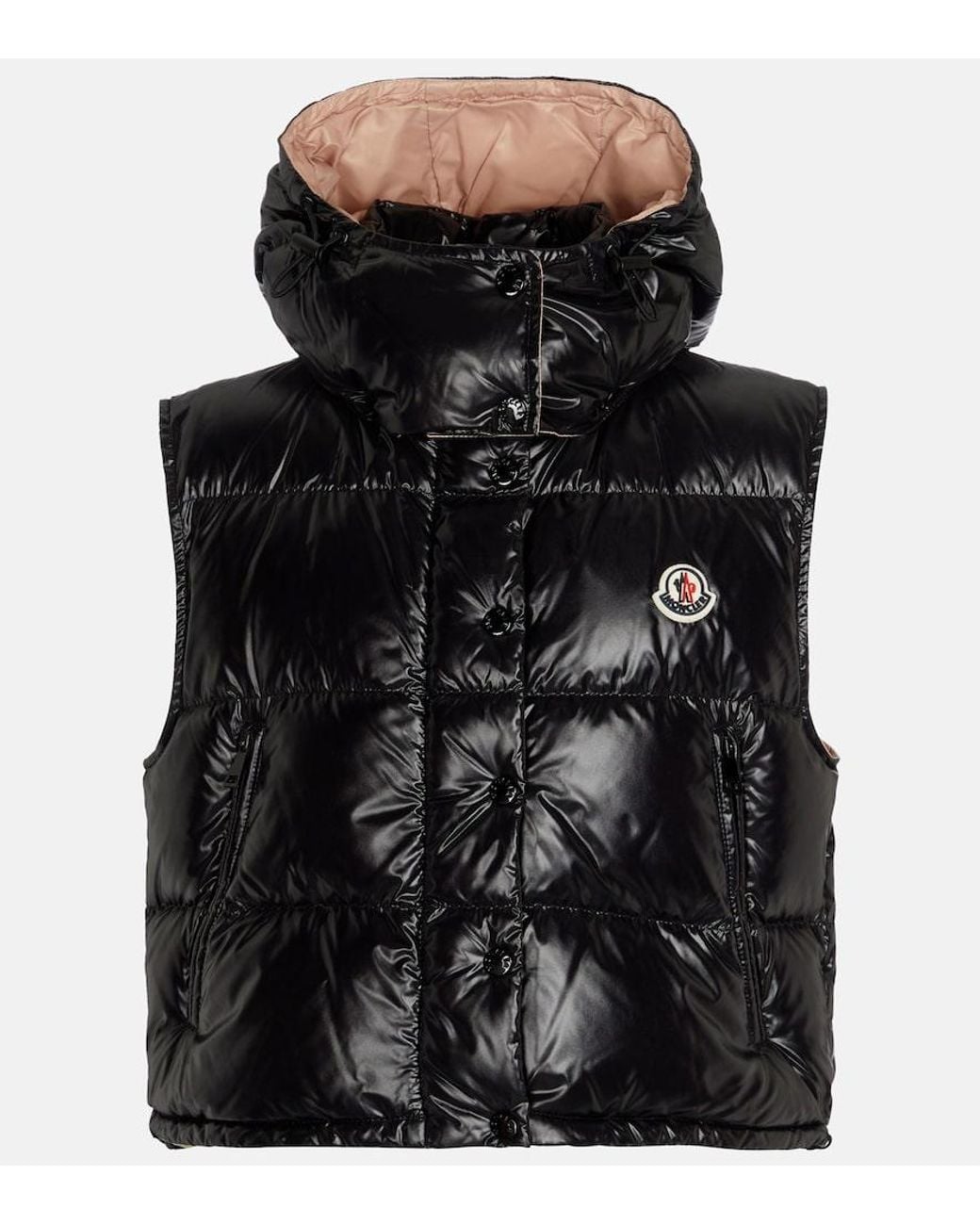 Moncler Black Quilted Down Vest