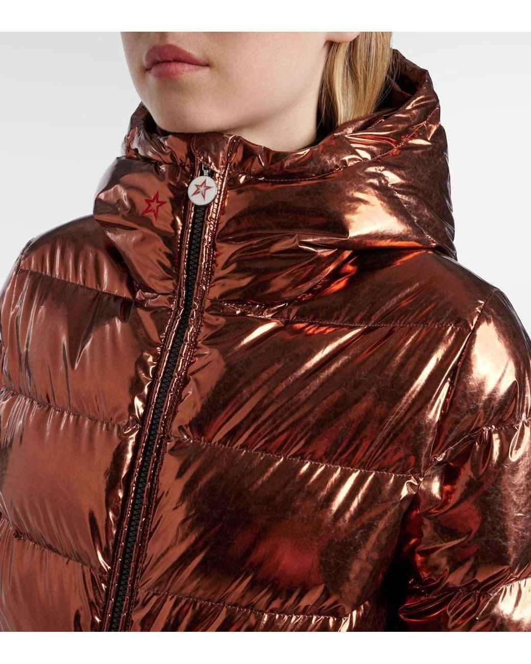 Perfect Moment Brown Polar Flare Down Ski Jacket