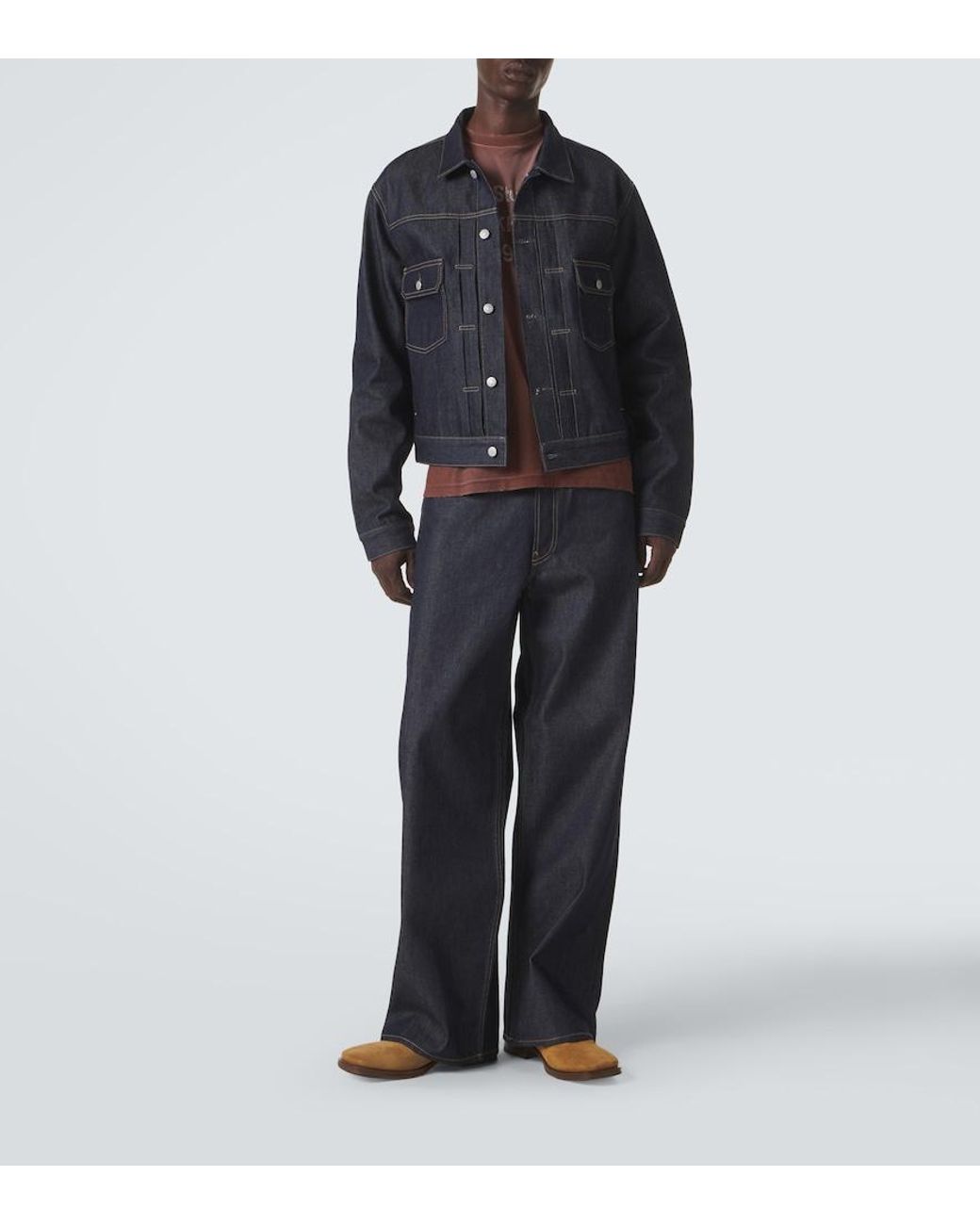 Acne Blue Denim Jacket for men