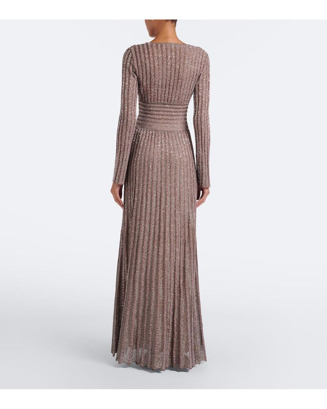 Missoni Brown Sequined Gown