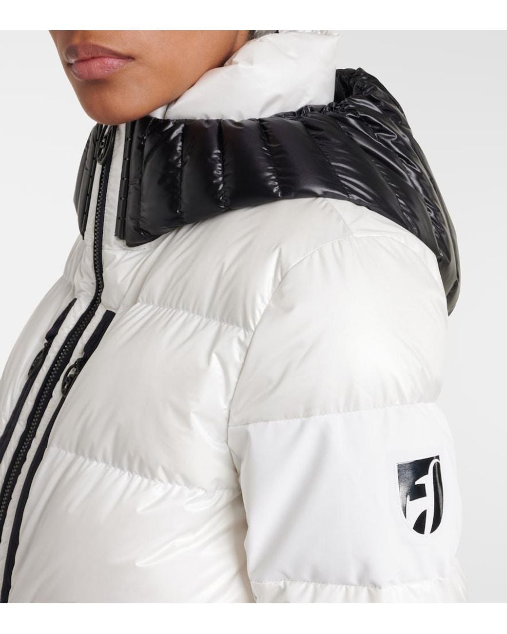 Toni Sailer White Bernadette Ski Jacket