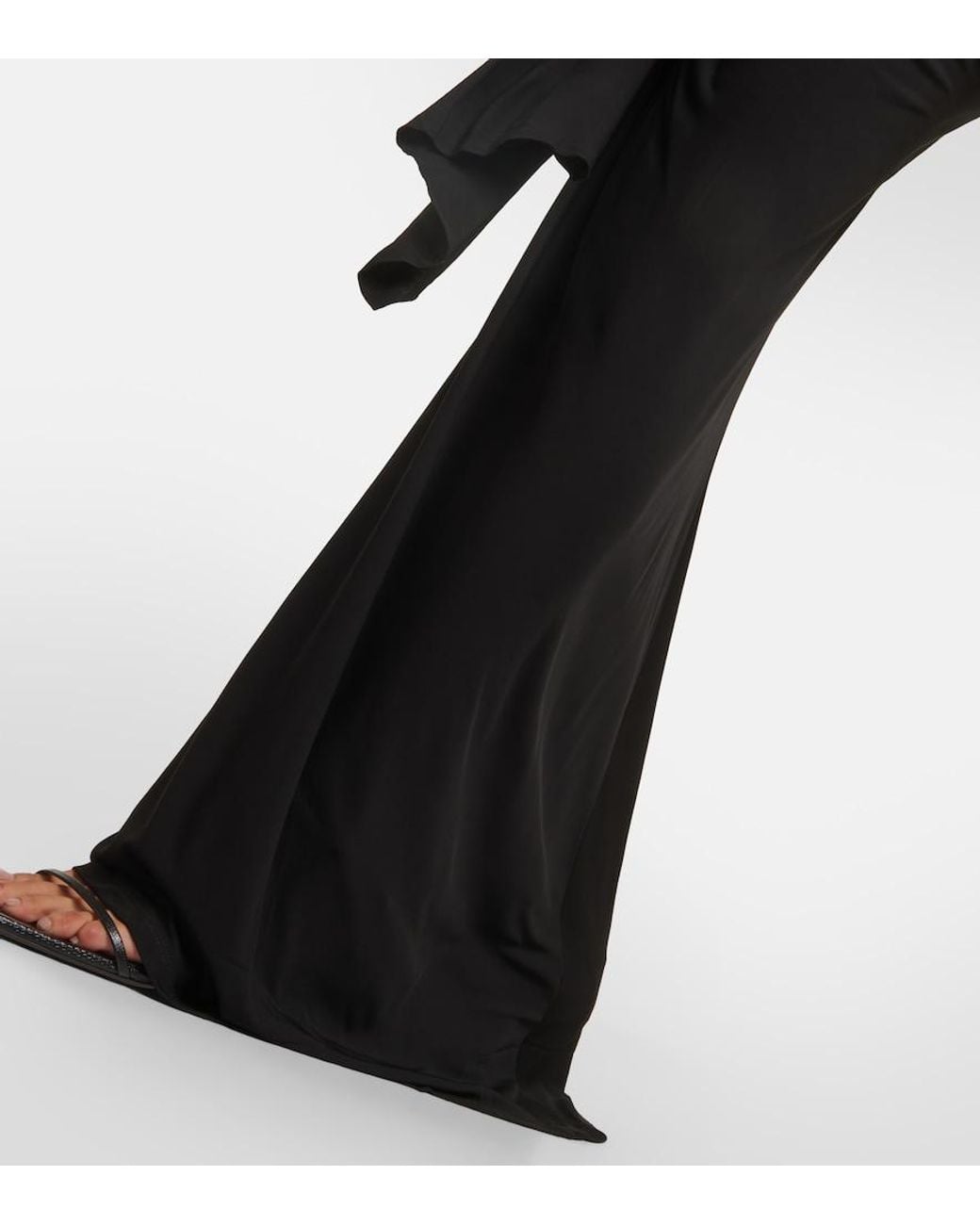 Christopher Esber Black Vivenda Cutout Jersey Maxi Dress