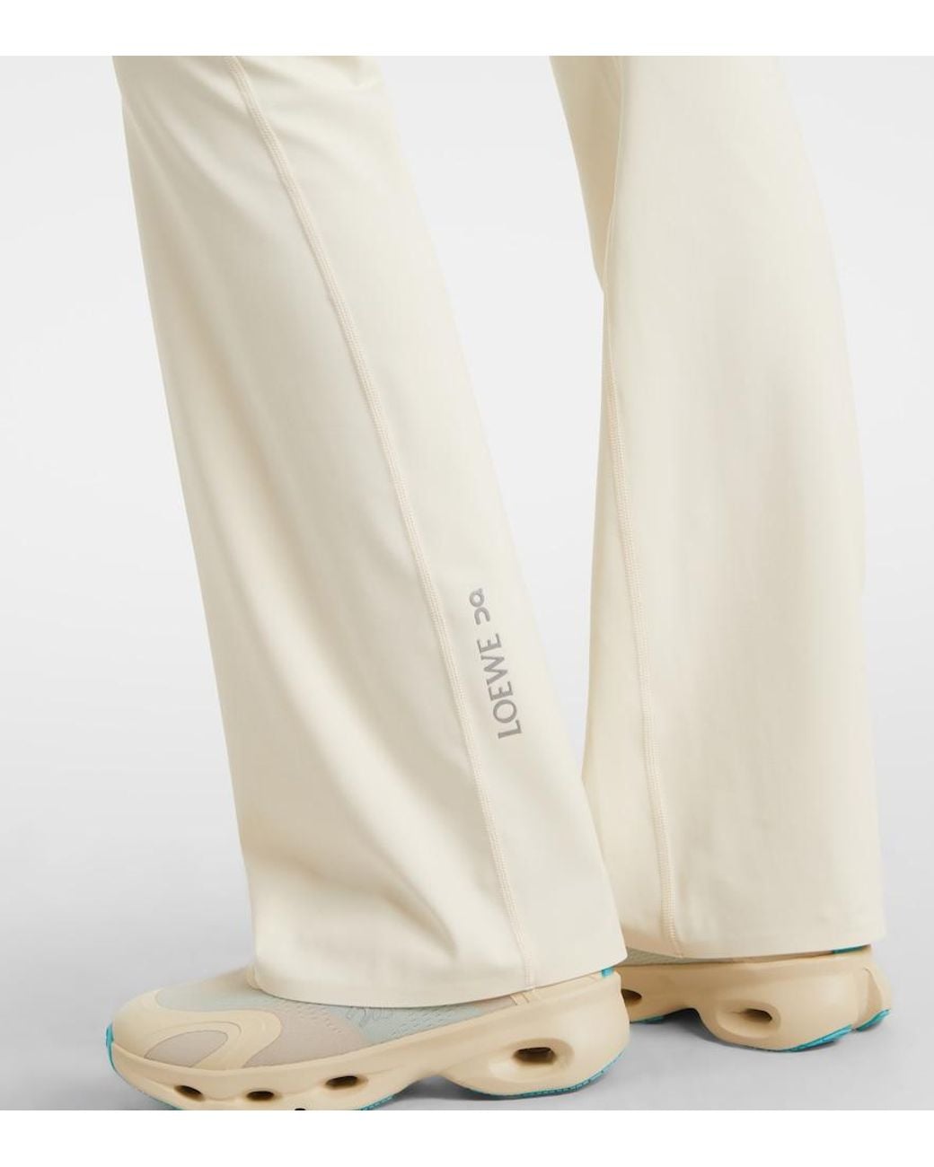 Loewe White X On Flared Leggings