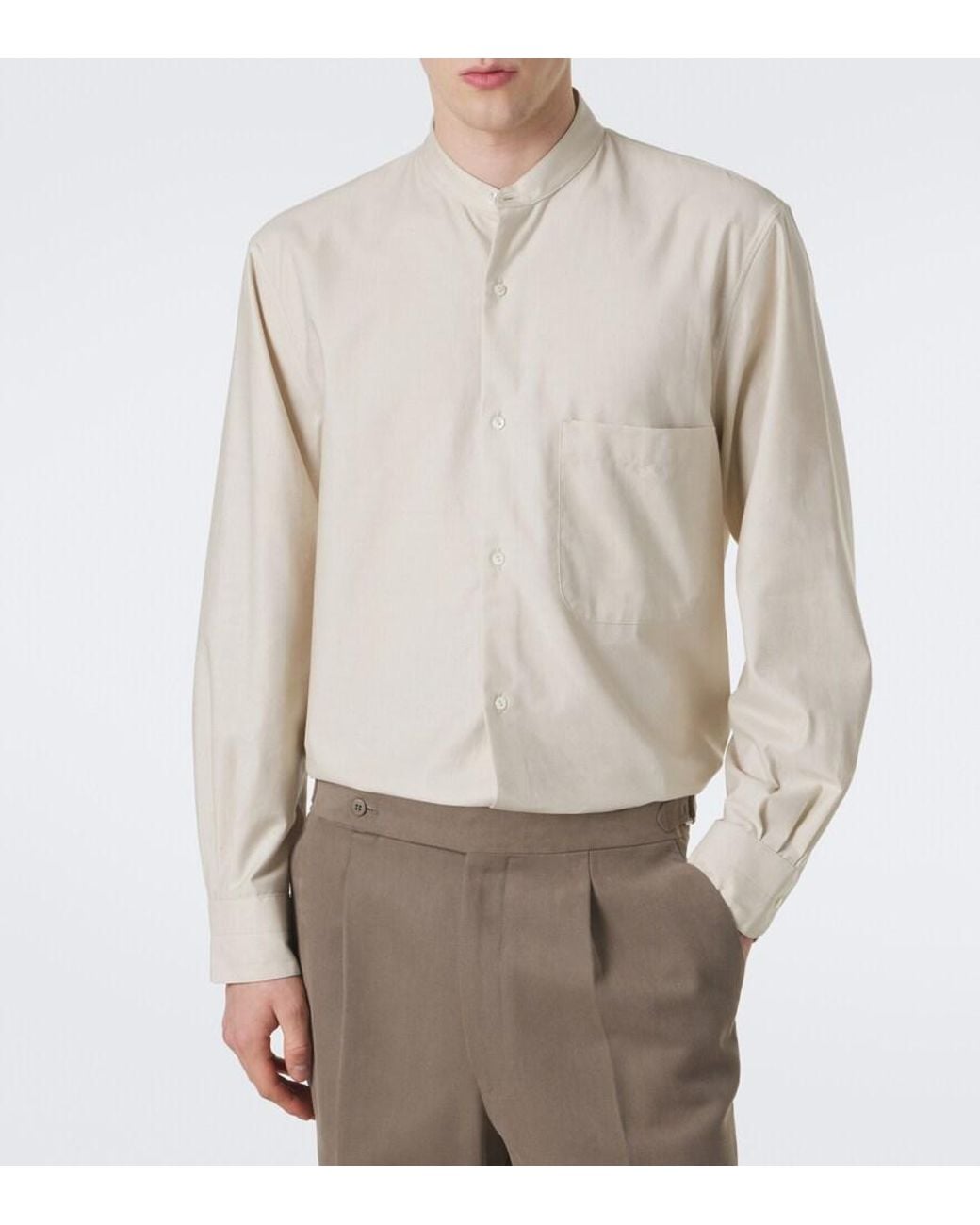 STÒFFA White Cotton Shirt for men