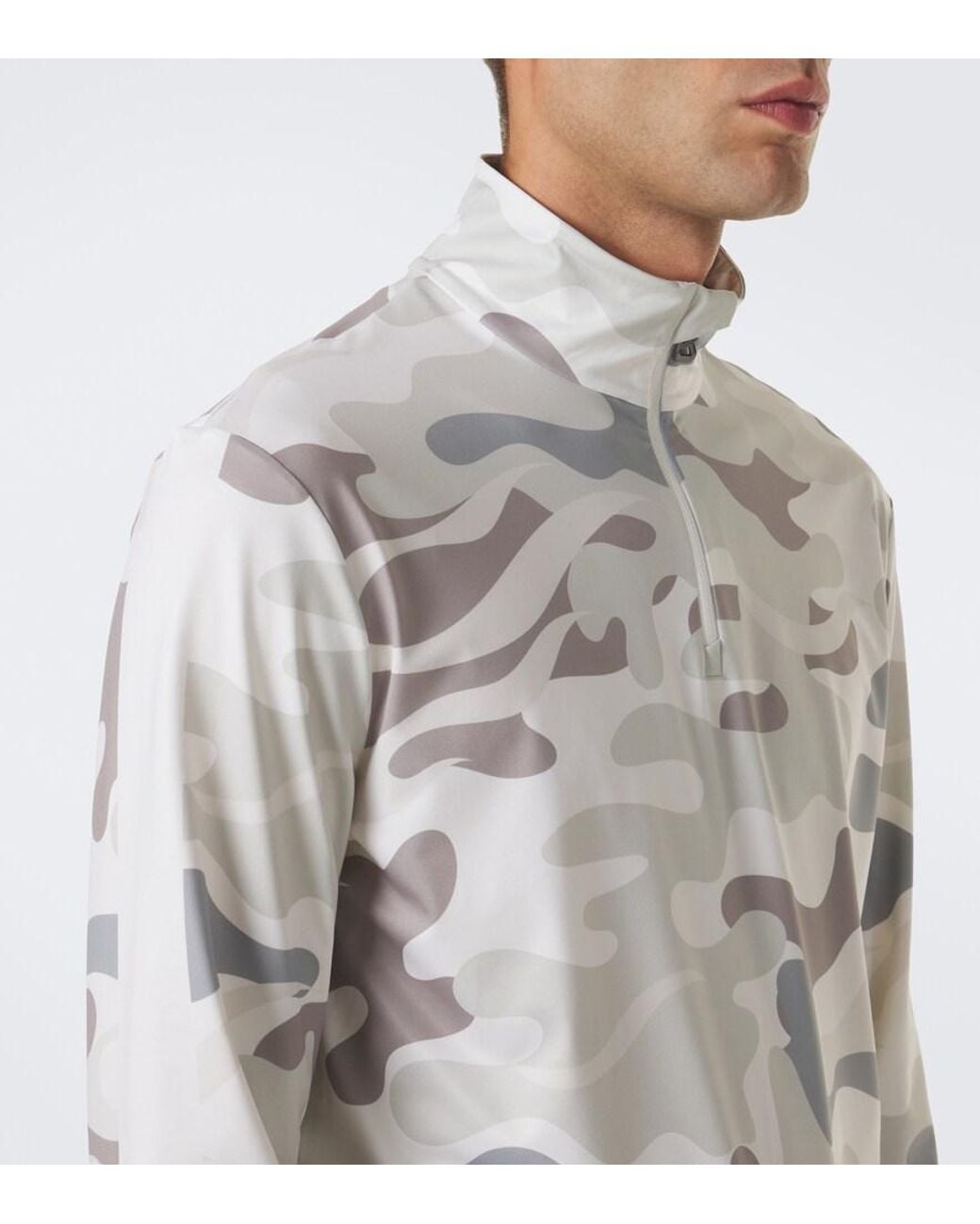 Bogner Gray Verti Camouflage Ski Top for men