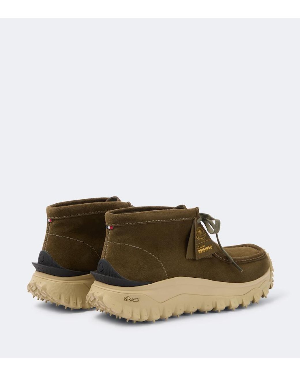 Moncler Brown X Clarks Originals Trailgrip Wallabee Boots for men