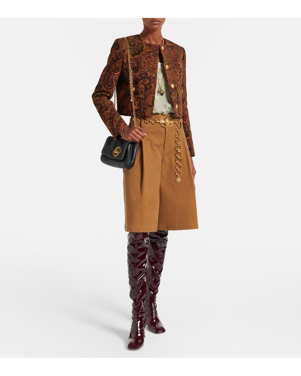 Chloé Red Janis 80 Over-The-Knee Boots