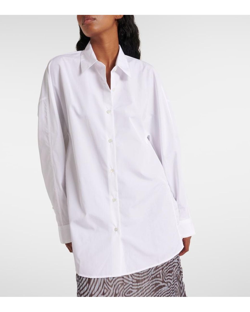 Dries Van Noten White Casio Cotton Shirt
