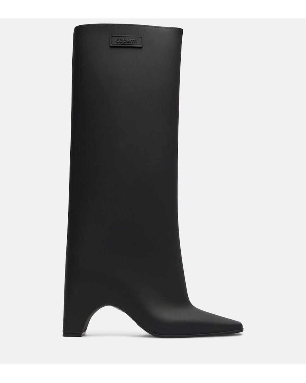 Coperni Black Stiefel Rubber Bridge