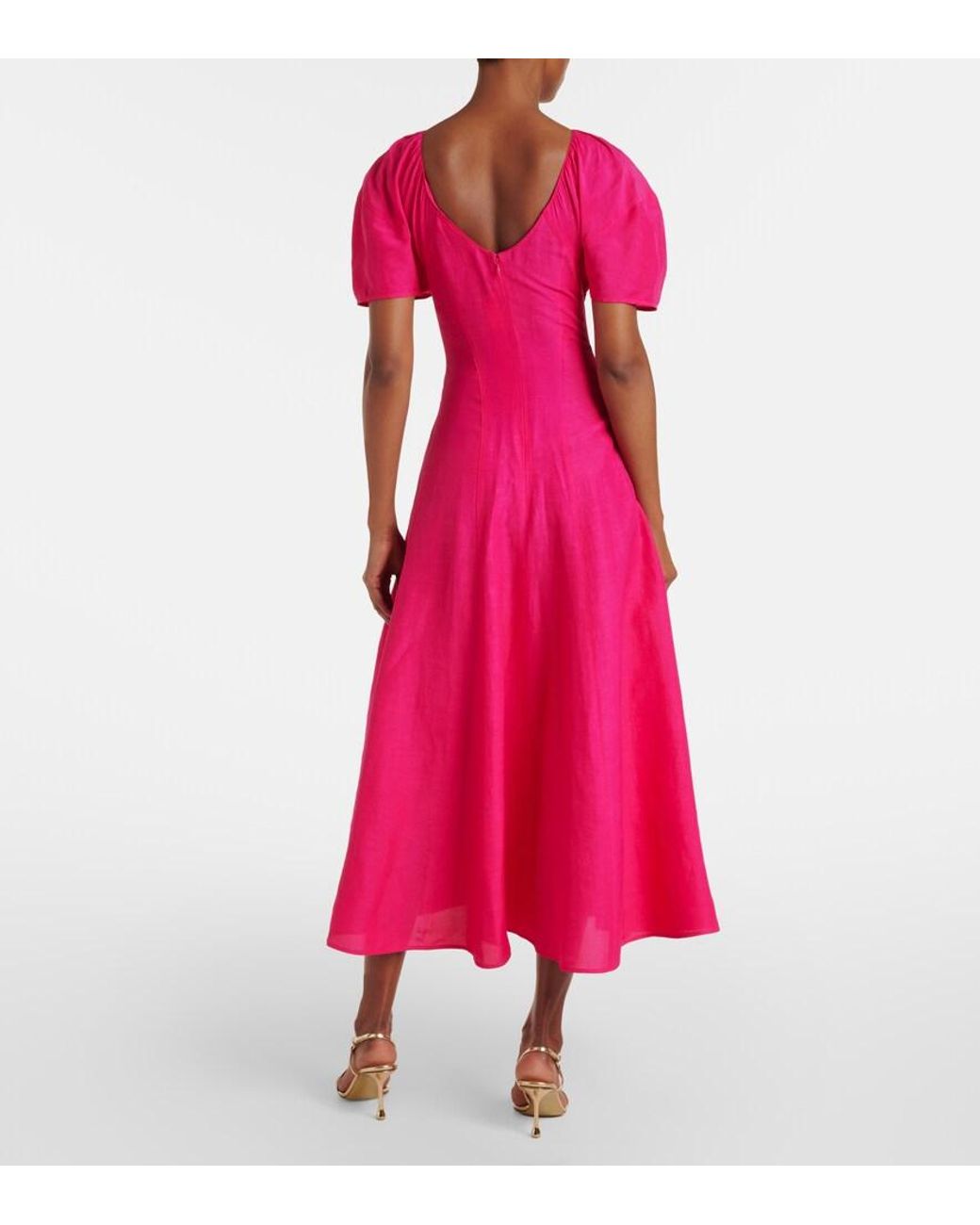 Tory Burch Pink Short Sleeve Dress