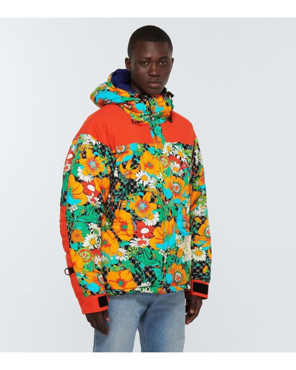 Gucci x The North Face Nylon Jacket Blue Men's - SS21 - US