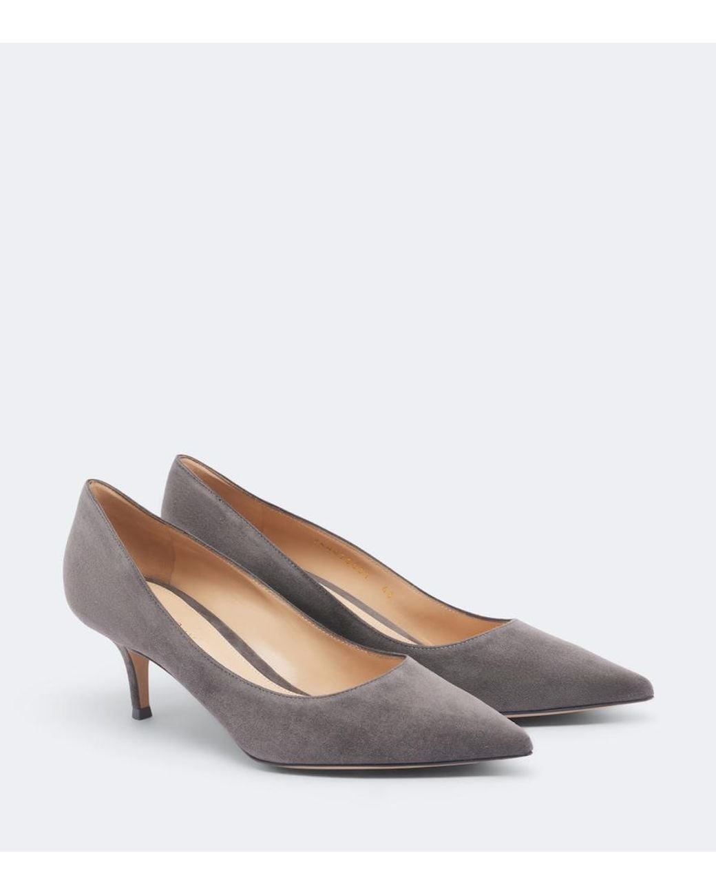 Gianvito Rossi Gray Gianvito Suede Pumps