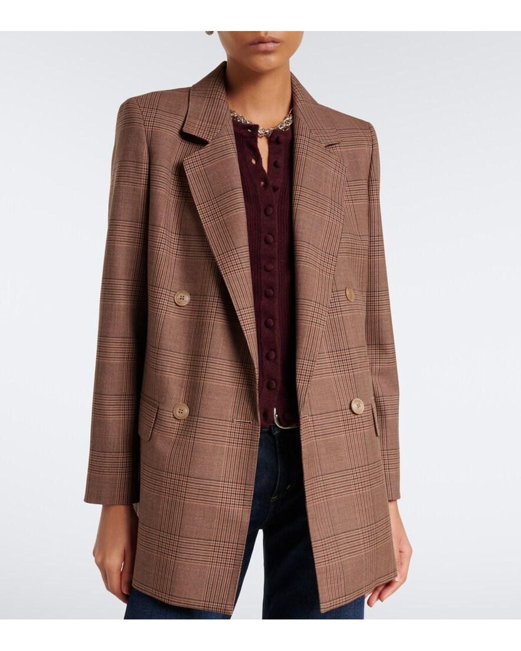 Citizens of Humanity Purple Tabitha Wool And Cashmere Cardigan