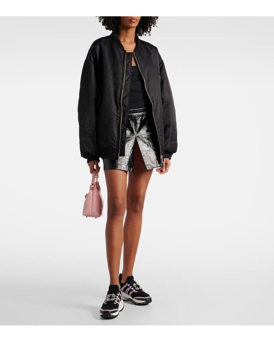 Roger Vivier Black Viv Run Mesh Sneakers