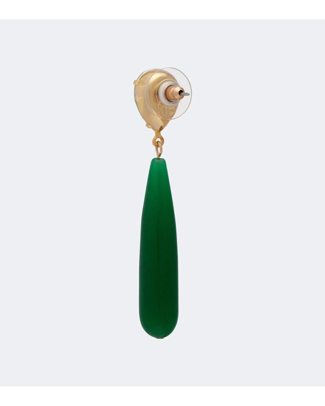 Jennifer Behr Green Caroline Embellished Drop Earrings