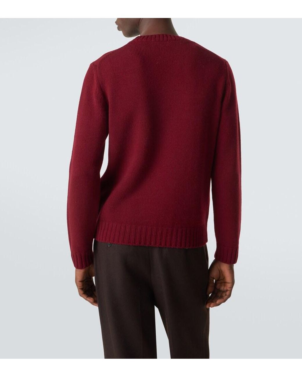 Saman Amel Pullover Gio Aus Kaschmir in Red für Herren
