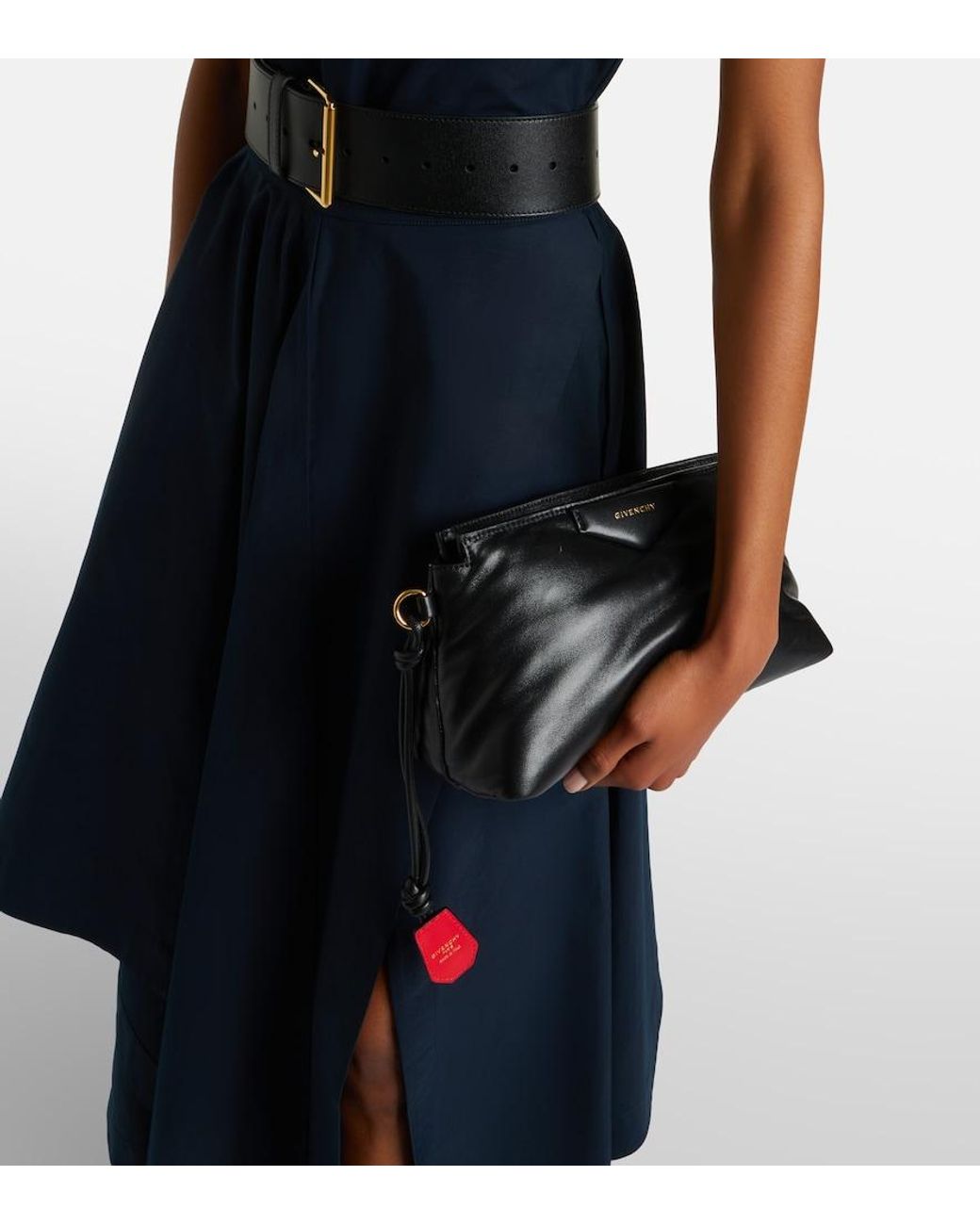 Givenchy Black Leather Pouch
