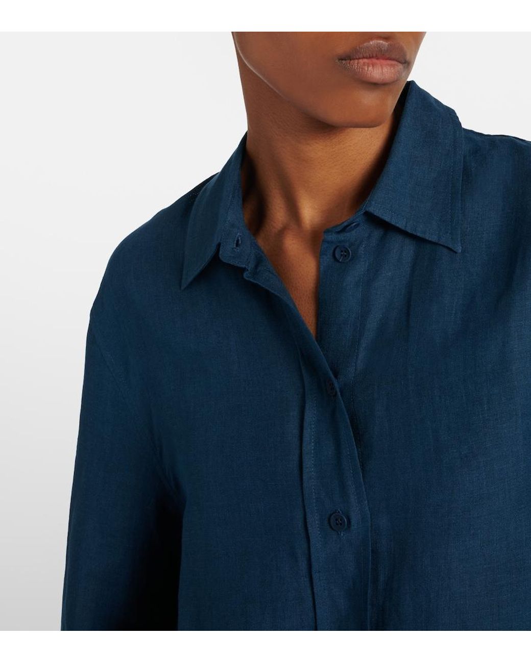 Eres Blue Mignonette Linen Shirt