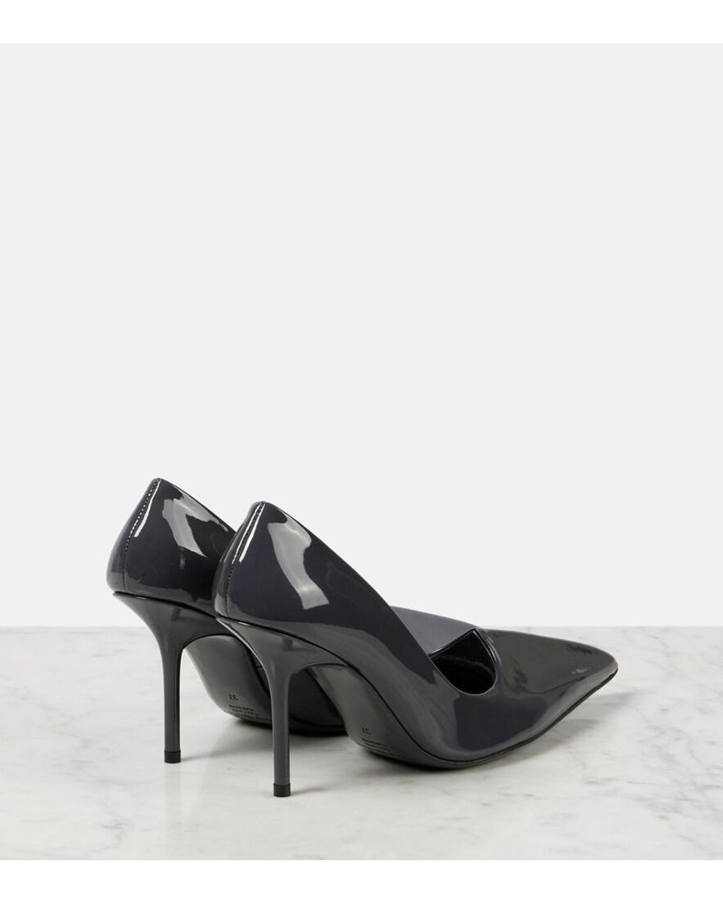 Acne Black Patent Leather Pumps