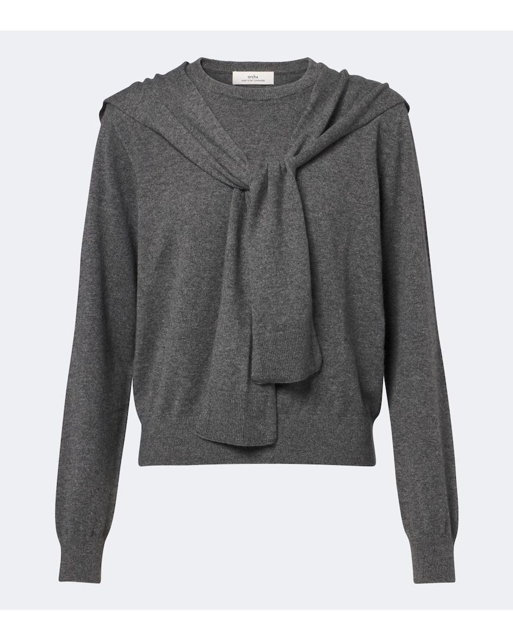 arch4 Gray Erin Cashmere Sweater