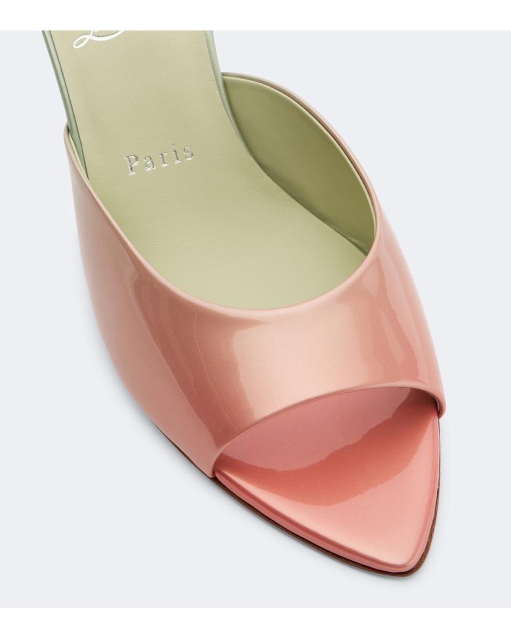 Christian Louboutin Pink Miss Z Leather Sandals