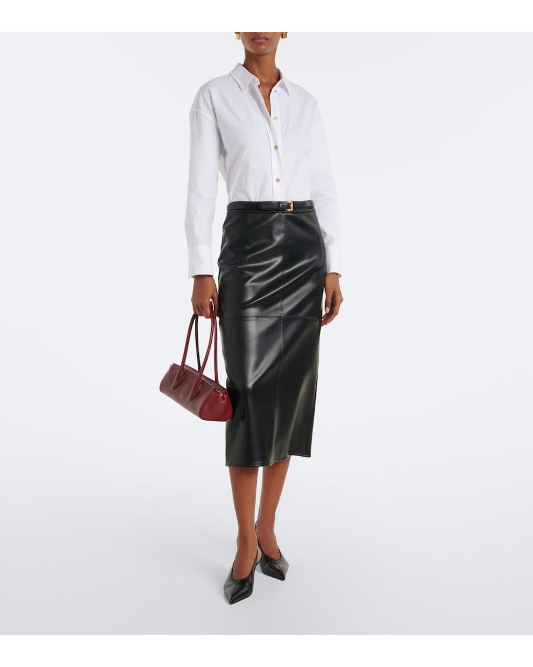 Max Mara Black Pencil Skirt