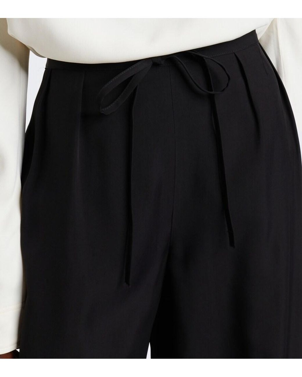 Loulou de Saison Black Ellon Straight Pants