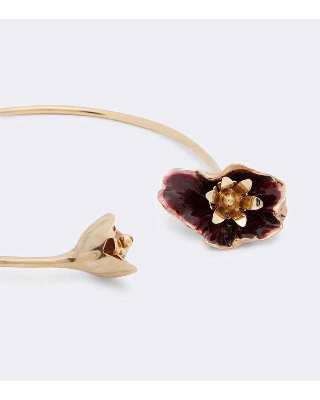 Rabanne White Floral Cuff