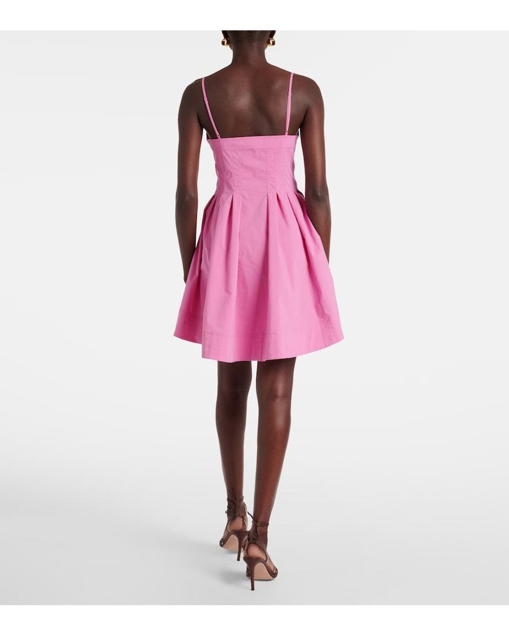 Abito Corto Kitt di Jonathan Simkhai in Pink