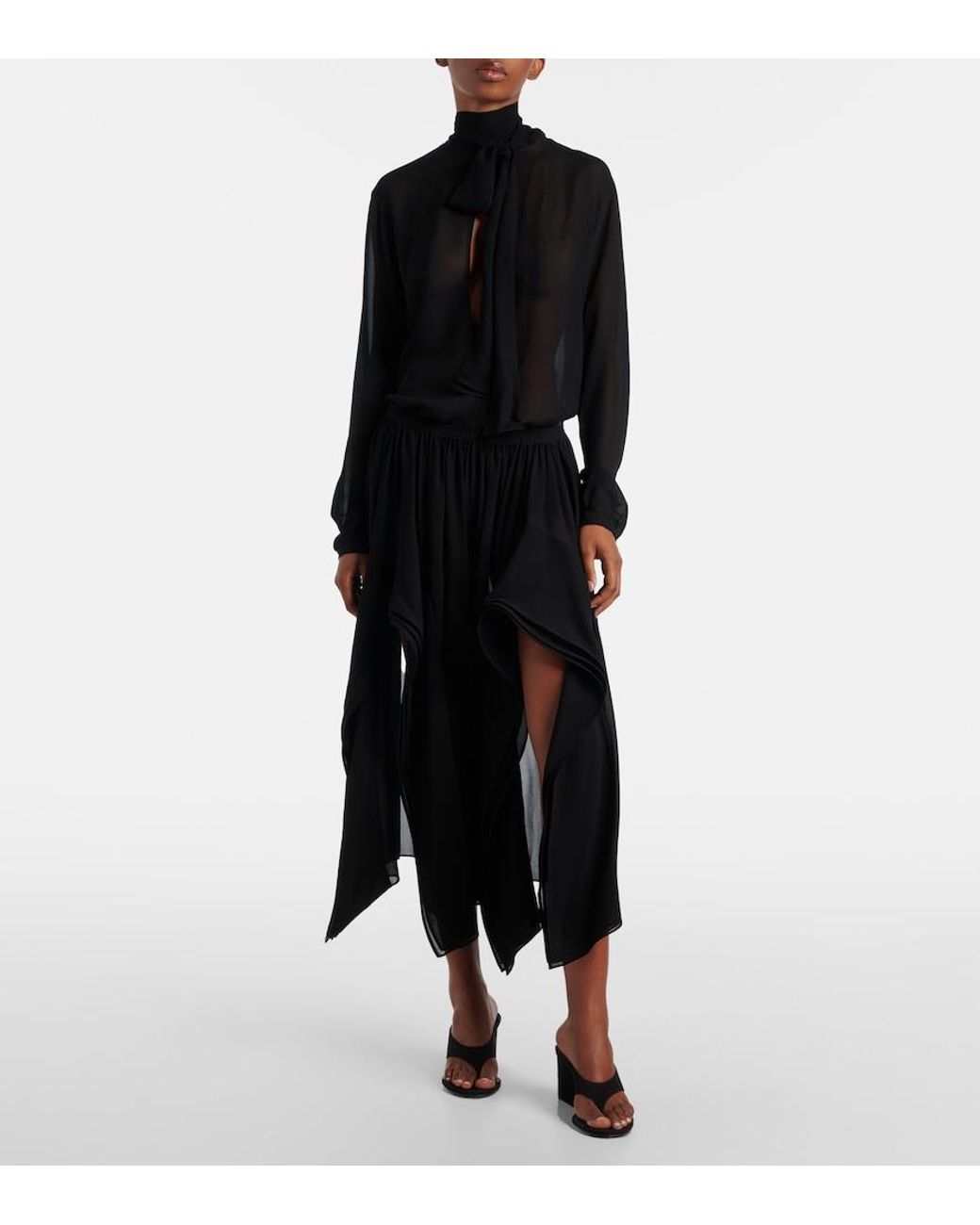 Blouse Alaïa en coloris Black