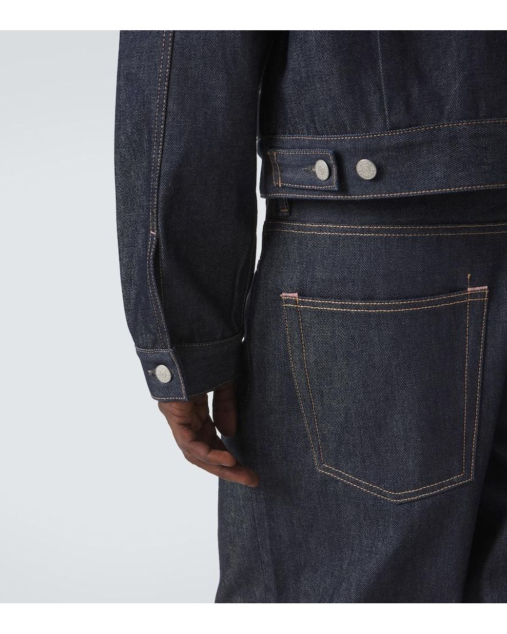 Acne Blue Denim Jacket for men