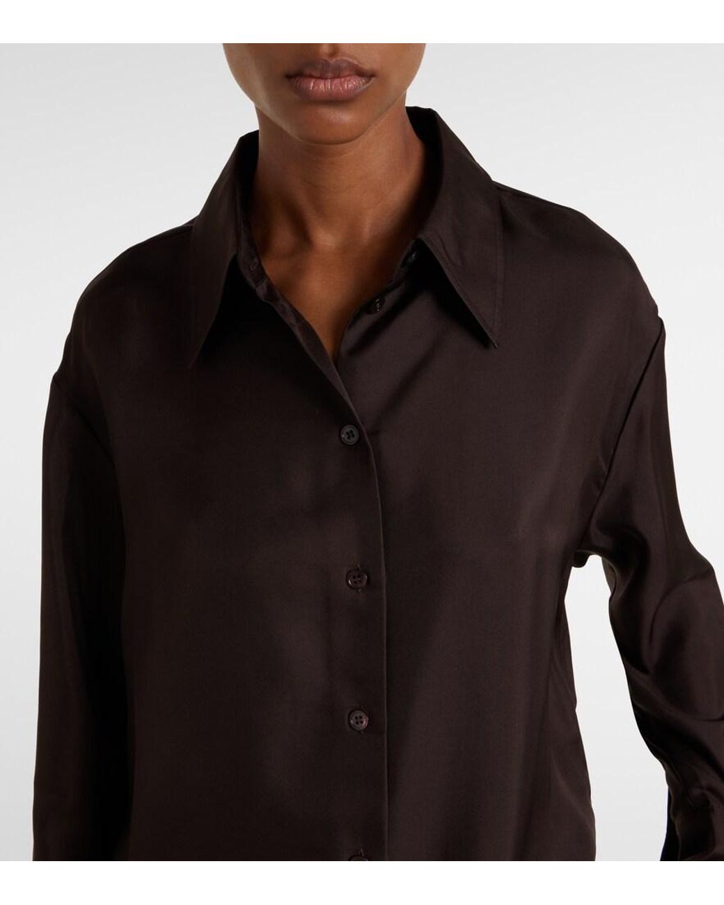 Camicia Oversize di Rohe in Brown