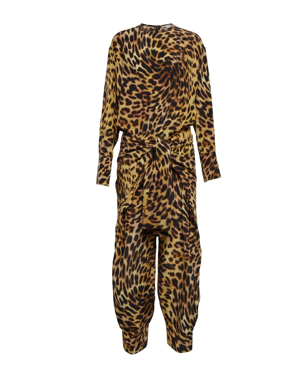 Stella McCartney Cheetah-print Silk Jumpsuit | Lyst