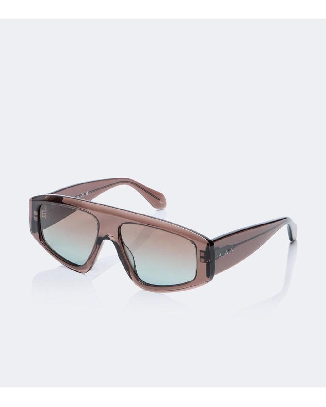 Alaïa Pink Absolu Shield Sunglasses