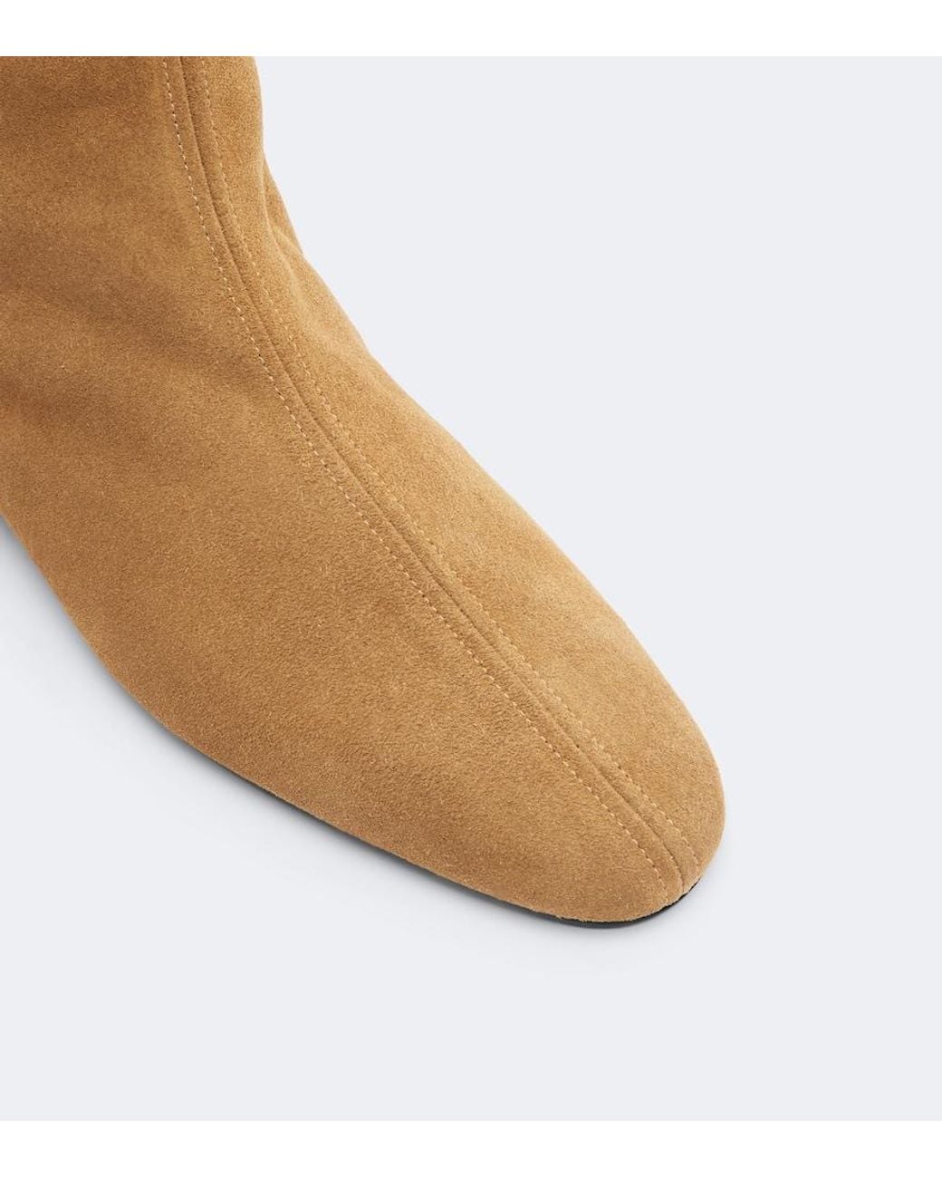 Totême Brown Shearling-Lined Suede Ankle Boots